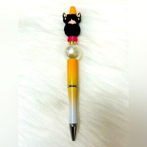 🧡🆕🧡Handmade Highland Cow Beaded Pen
